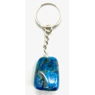 Unique Blue Apatite Keychain for Manifestation