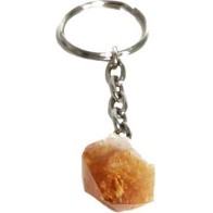 Citrine Keychain for Abundance and Positivity