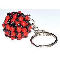 Huayruro Seed Key Ring for Good Luck