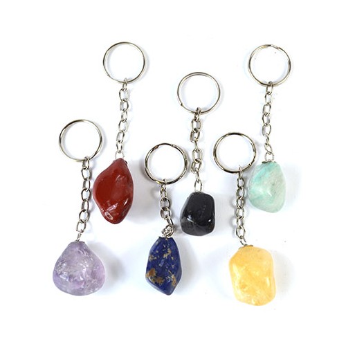 Unique Gemstone Keychain