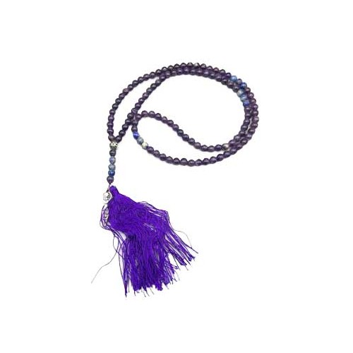 Goddess Amethyst and Lapis Japmala