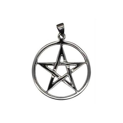 Sterling Silver Pentagram Necklace for Spiritual Protection