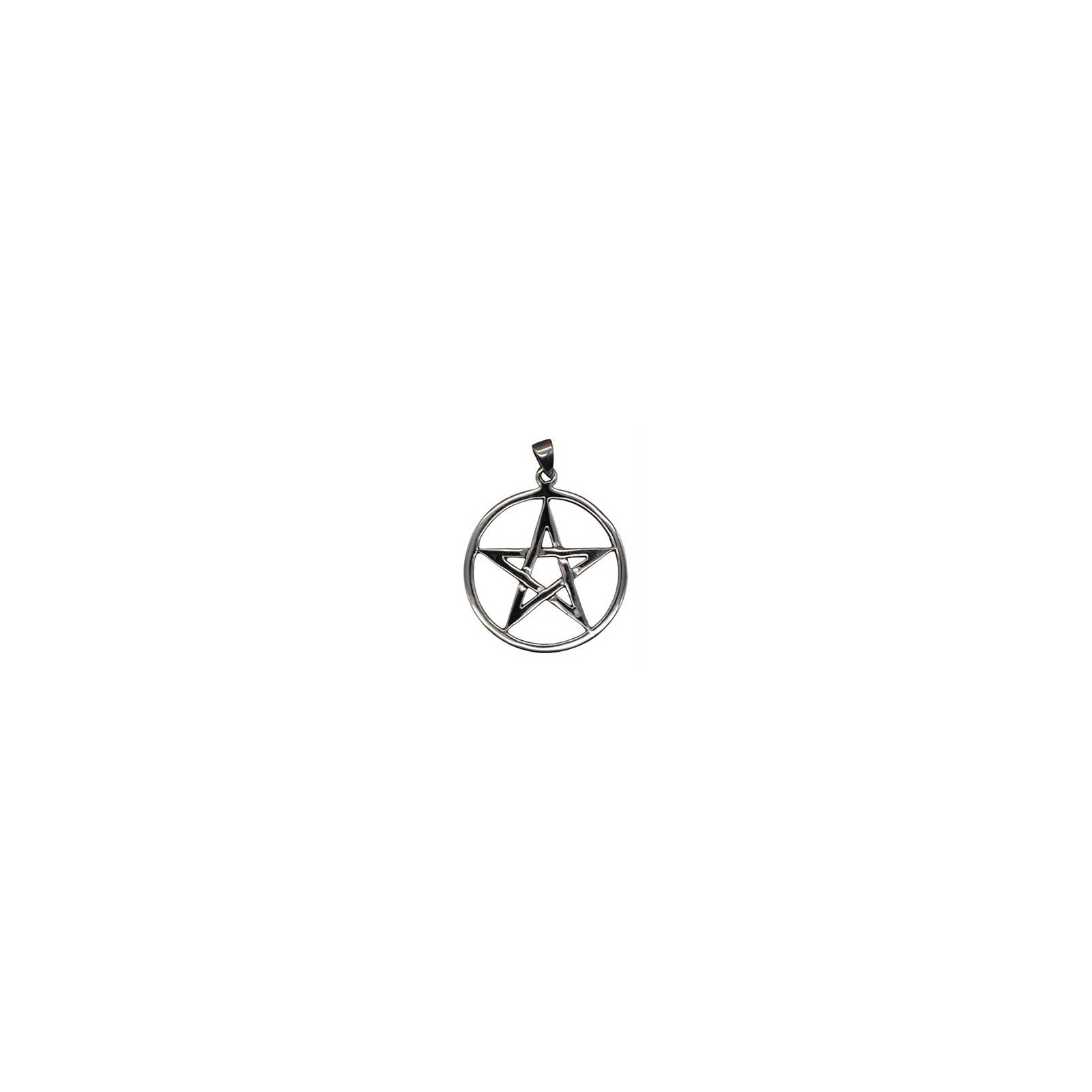 Sterling Silver Pentagram Necklace for Spiritual Protection