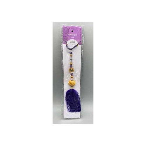 Spirituality Lotus Necklace with Amethyst