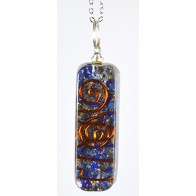 2 Inch Orgonite Pendant with Chain for Energy Protection