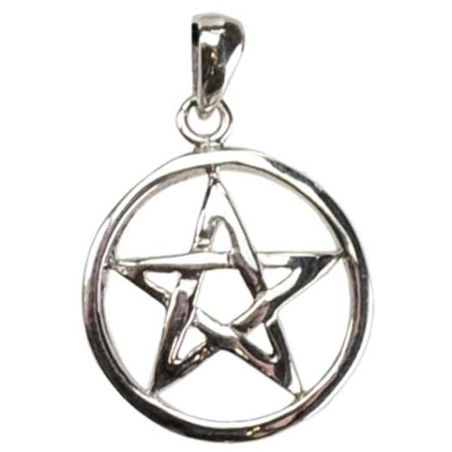 Sterling Silver Pentagram Pendant for Spirituality