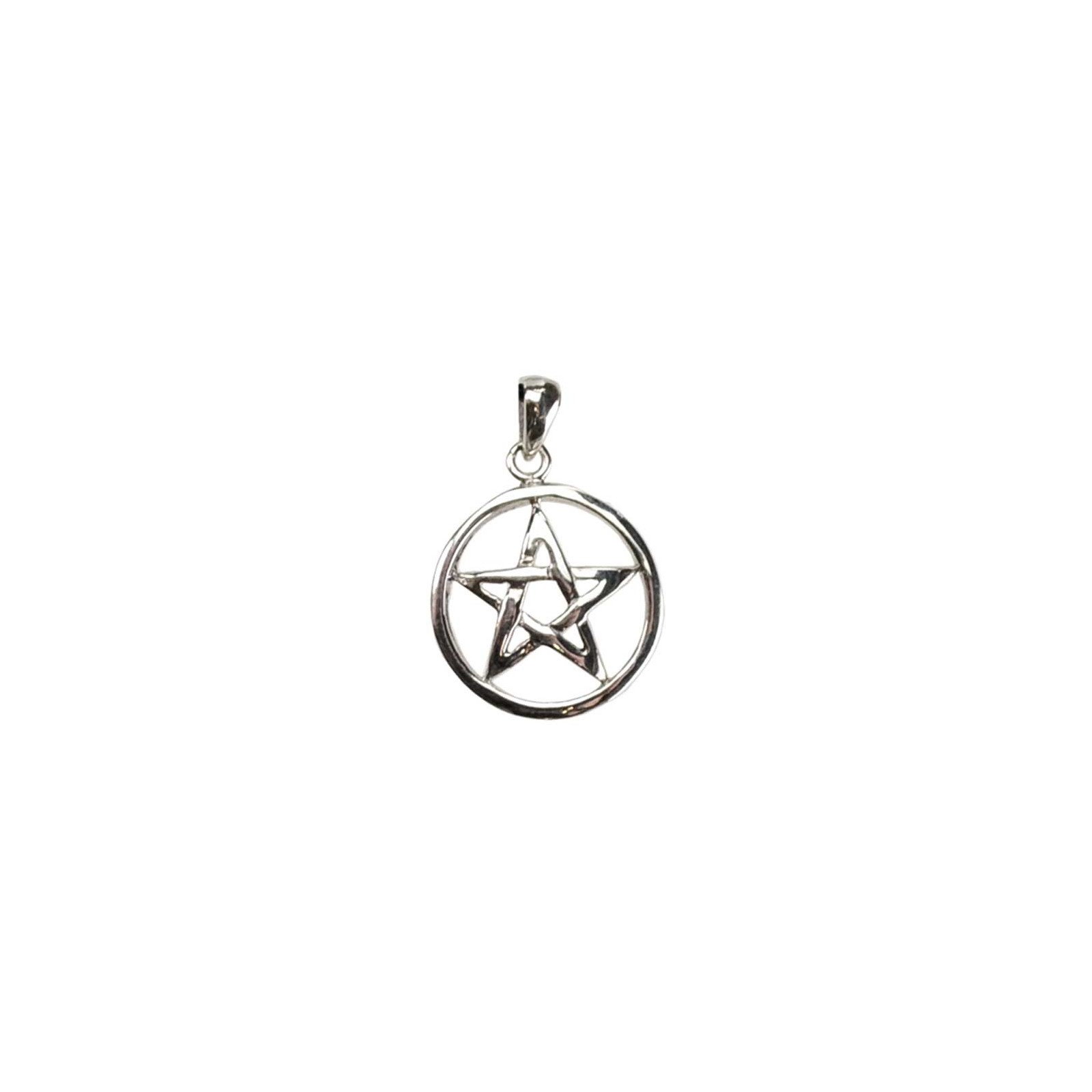 Sterling Silver Pentagram Pendant for Spirituality