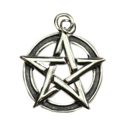 Sterling Silver Pentacle Pendant for Spirituality