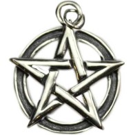 Sterling Silver Pentacle Pendant for Spirituality