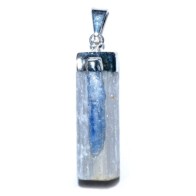 Selenite Kyanite Pendant for Energy Healing