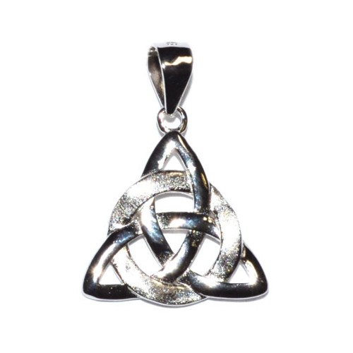 Triquetra Sterling Silver Pendant for Spiritual Symbolism