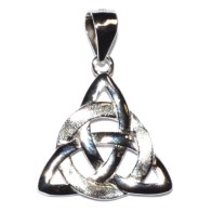 Triquetra Sterling Silver Pendant for Spiritual Symbolism