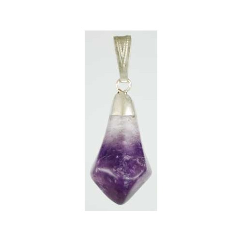 Amethyst Tumbled Pendant for Healing