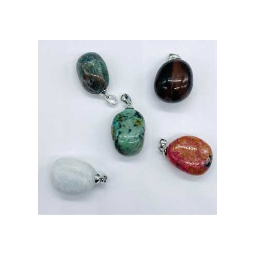 3/4" Stone Pendants for Unique Energy