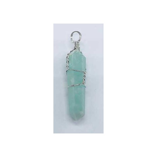 Set of 5 Amazonite Wire Wrapped Points