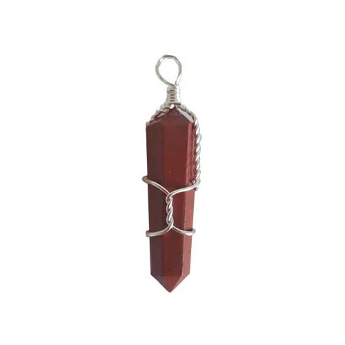 Red Jasper Wrapped Point Set of 5