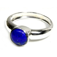 Anillo de Plata de Ley con Lapis Lazuli Talla 9