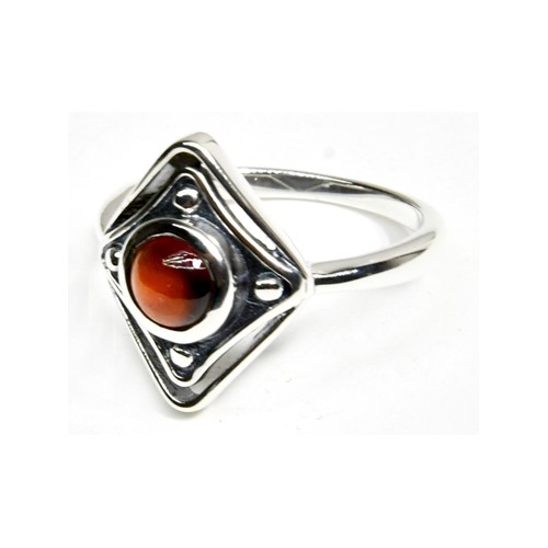 Size 6 Hessonite Ring for Abundance