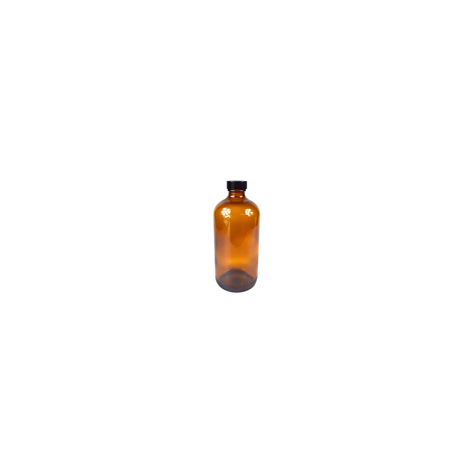 16oz Glass Amber Bottle for Safe Storage