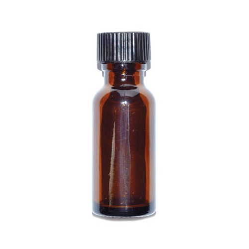 0.5 oz Amber Glass Storage Bottle for Essential Oils