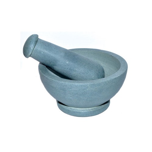 4.5" Grey Mortar and Pestle for Magic and Cooking