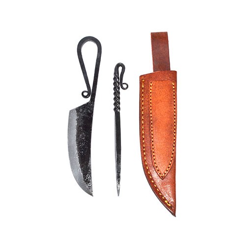 Set de Cuchillo Medieval - Colección de Dos Piezas