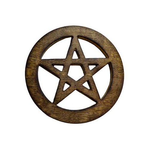 4 Inch Pentagram Altar Tile Ritual Focus