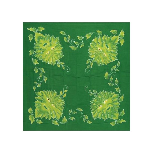 Green Man Altar Cloth or Scarf