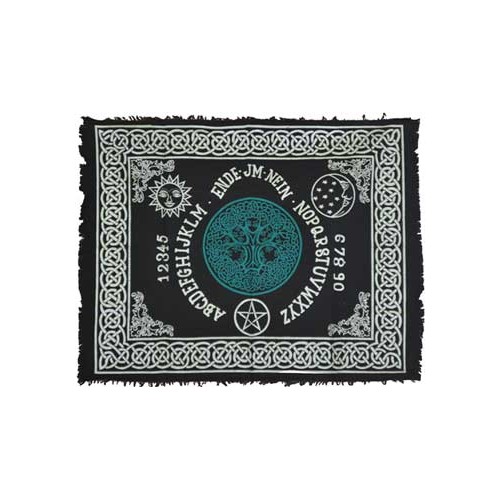 Tree of Life Ouija Board Altar Cloth for Divination