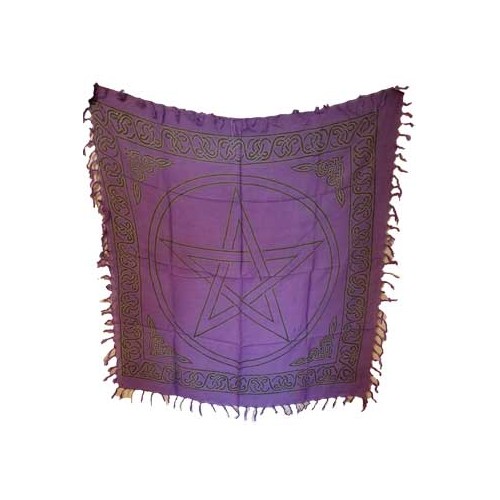 Pentagram Altar Cloth 36" x 36" for Rituals