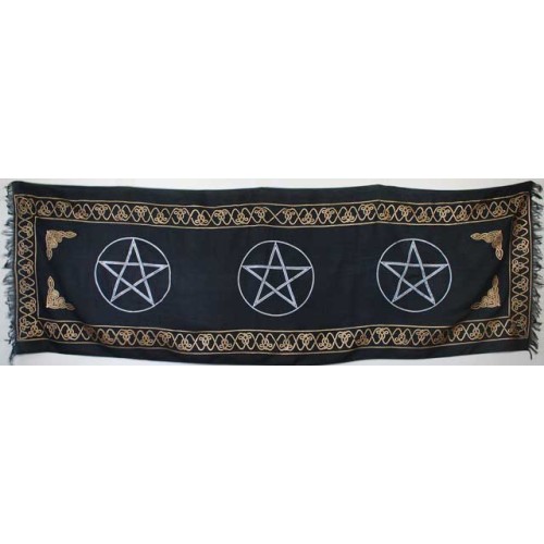 Three Pentagram Altar Cloth