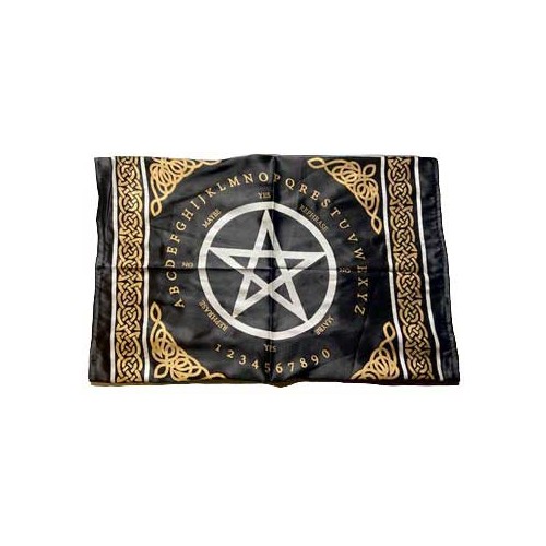 24x24 Ouija Altar Cloth with Pentagram