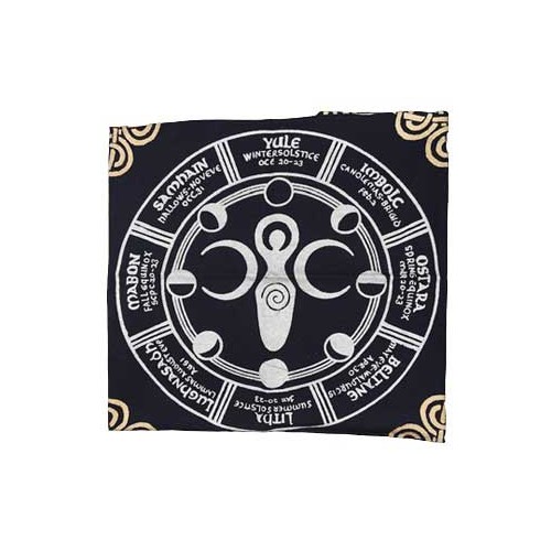 Earth Goddess Altar Cloth with Celtic Design