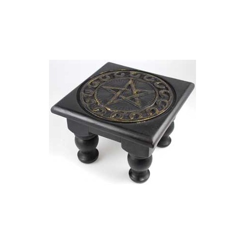 6"x6" Pentagram Altar Table - Spiritual Decor