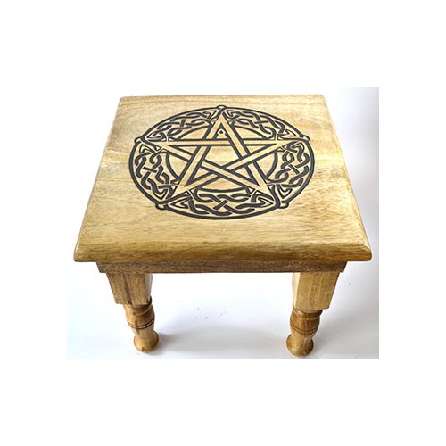 Pentagram Altar Table 9x9x8 inches