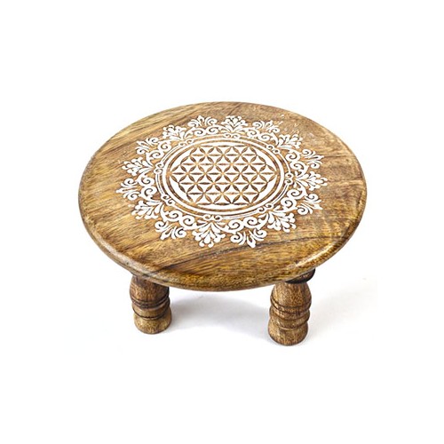 Flower of Life Altar Table - 6" dia