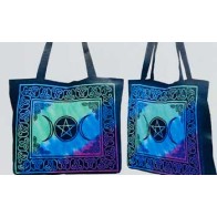 Triple Moon Pentacle Tote Bag for Everyday Use