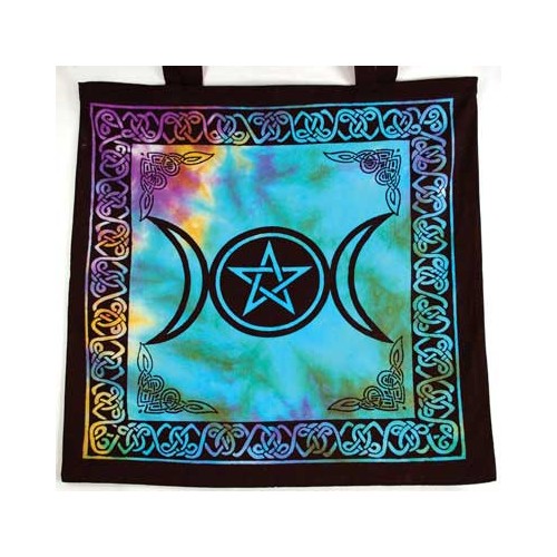 Triple Moon Goddess Tote Bag