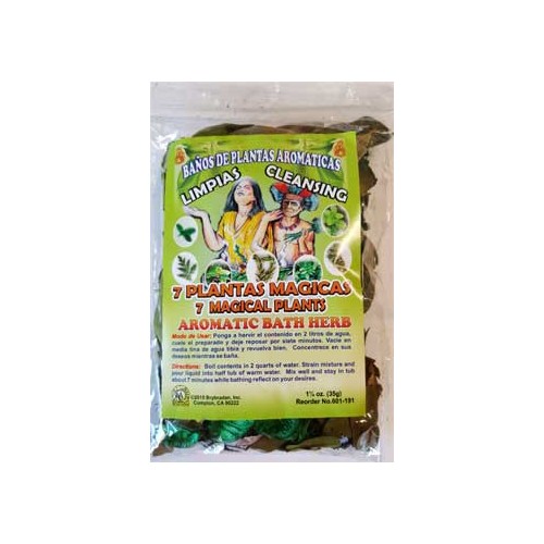 1 1/4oz 7 Magical Plants Bath Herb for Rituals