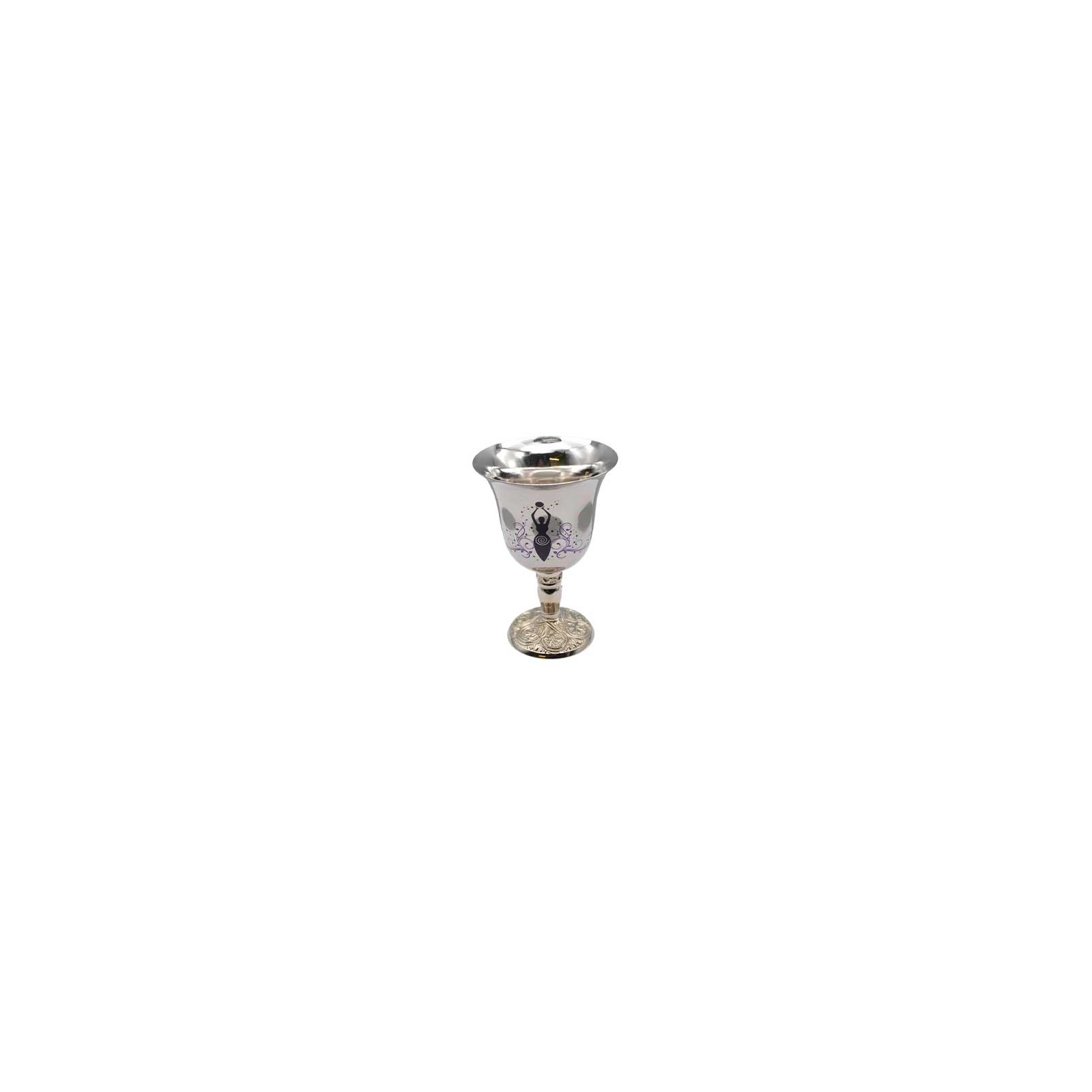 Goddess of Earth Chalice 4.75 inches - Stainless Steel