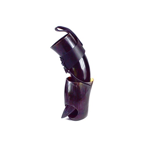 24oz Buffalo Horn with Stand