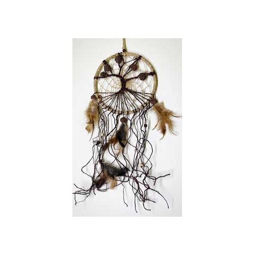 6" Tree Hemp Dreamcatcher for Dream Protection