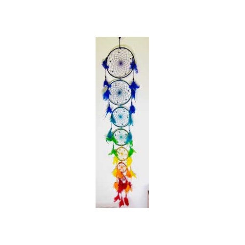 Chakra Dreamcatcher 55" for Positive Energy