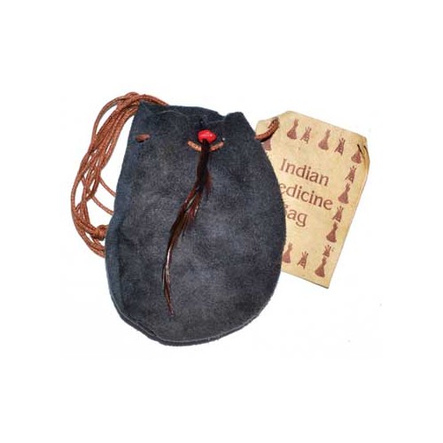 3" Gray Medicine Dream Bag for Spiritual Practices