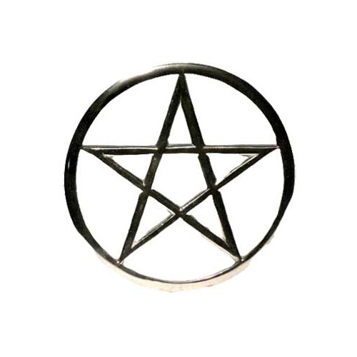 Cut-Out Pentagram Altar Tile Decorative Use