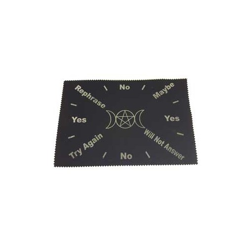 Triple Moon Pentagram Pendulum Mat for Divination