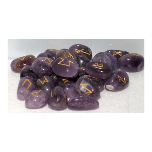 Amethyst Rune Set for Divination