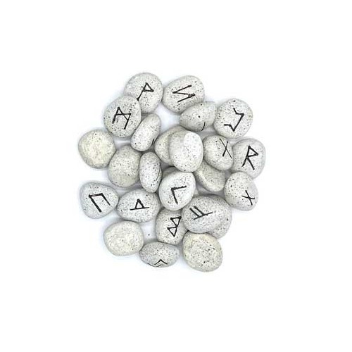 Ceramic Elder Futhark Rune Set Magic