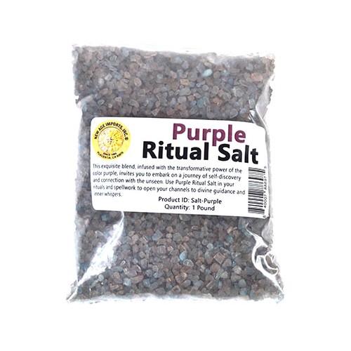 1 Lb Purple Ritual Salt for Spiritual Practices