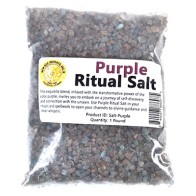 1 Lb Purple Ritual Salt for Spiritual Practices